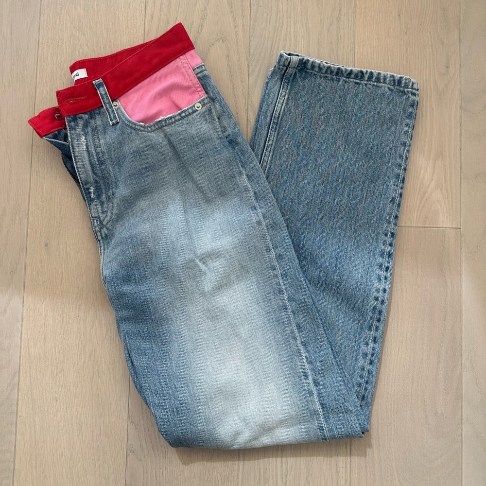 Calvin Klein Color-blocked Jeans
